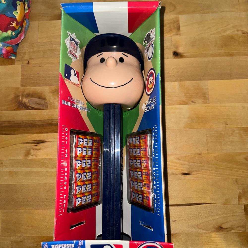Pez limited edition red Sox peanuts Charlie Brown pez dispenser